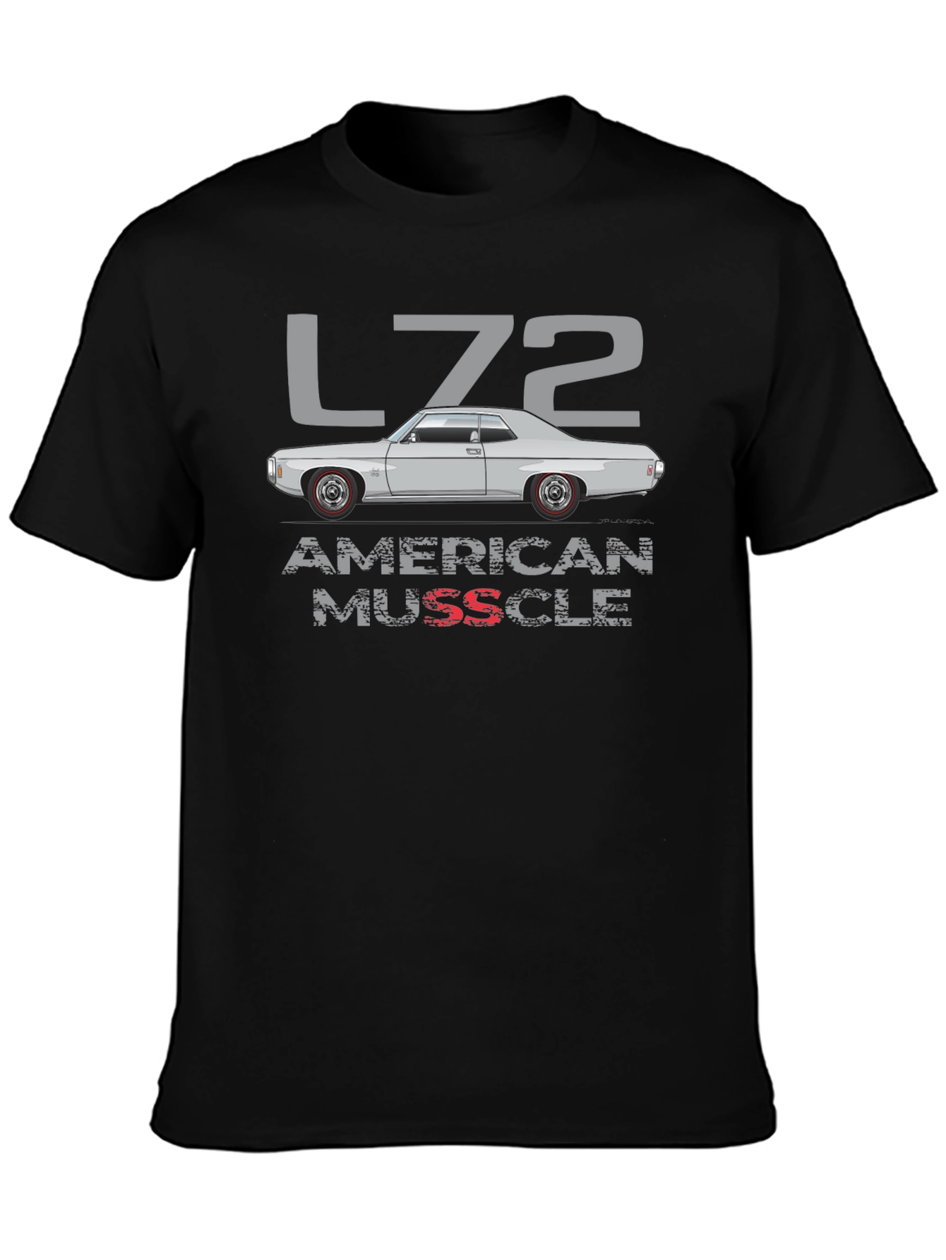 American Muscle L72 Car Graphic T-Shirt
