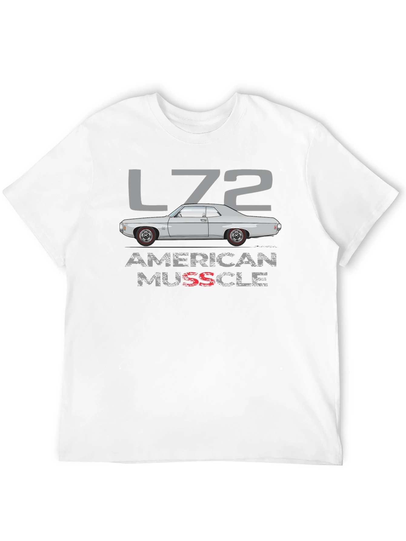 American Muscle L72 Car Graphic T-Shirt