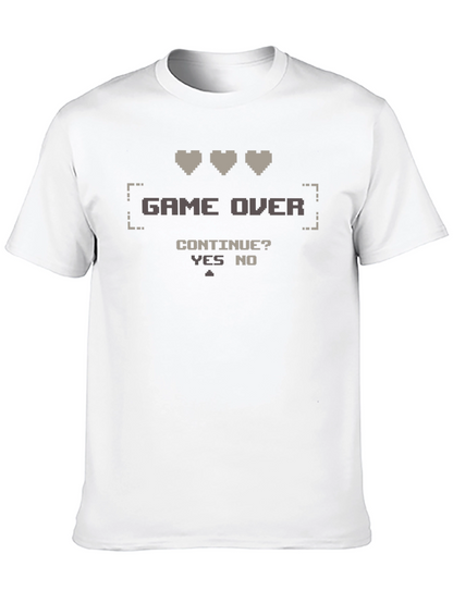 Retro Gamer T-Shirt - Game Over Continue?