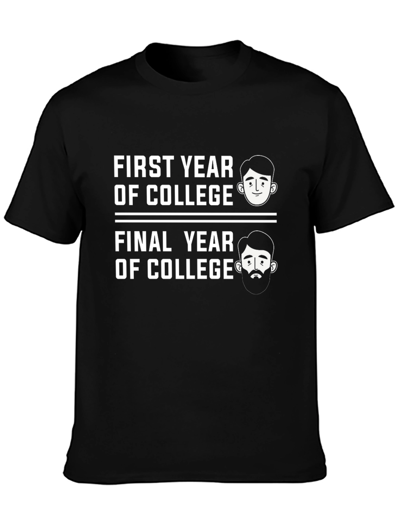 Funny College Years Graphic T-Shirt