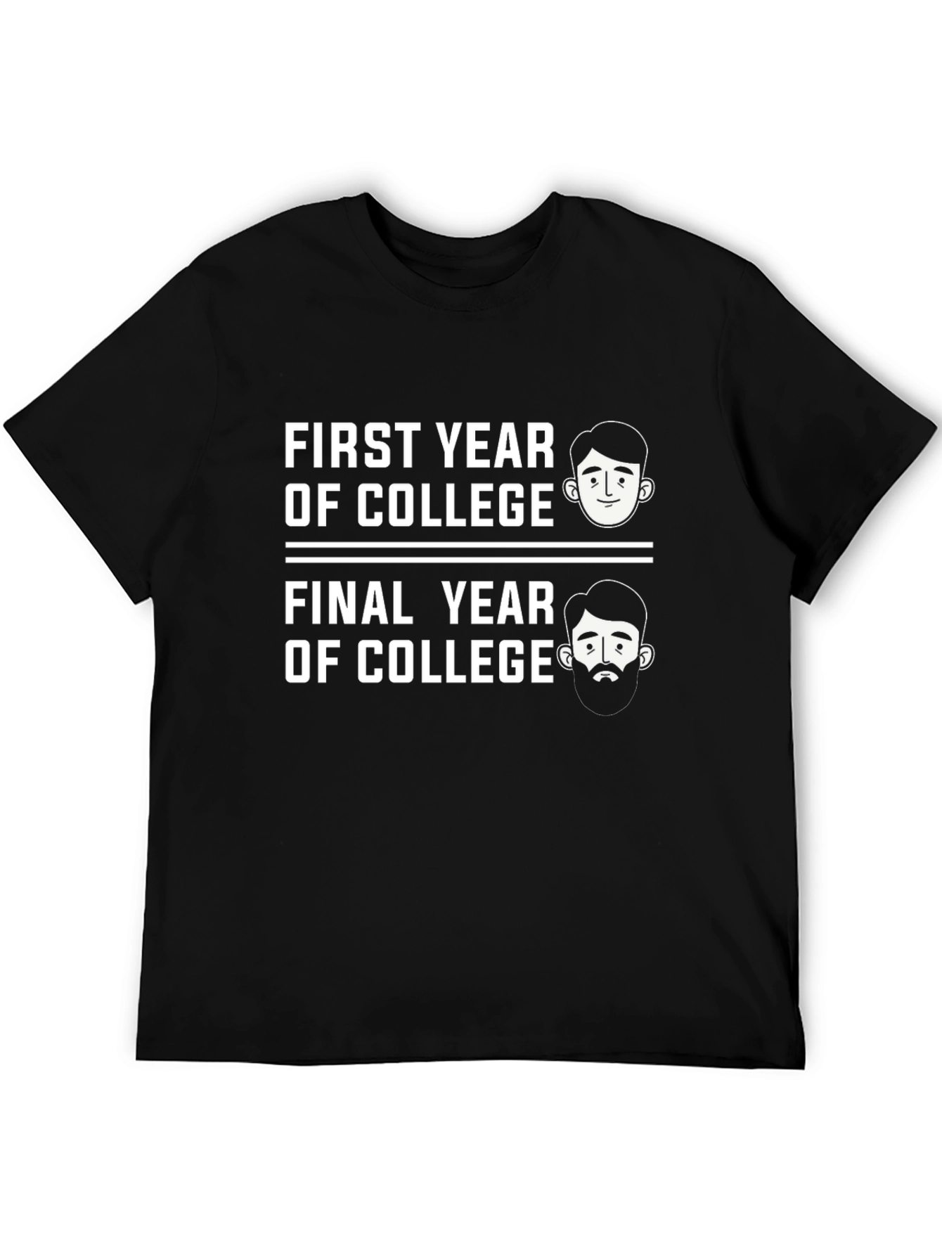 Funny College Years Graphic T-Shirt