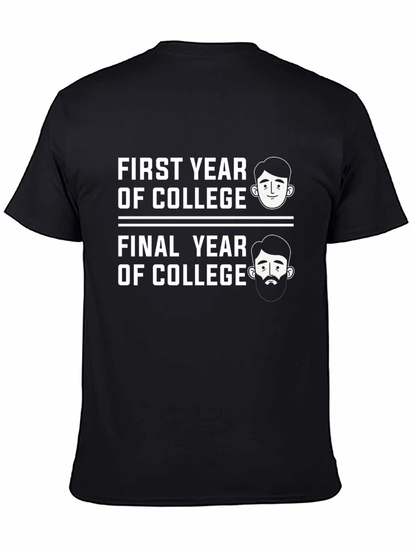Funny College Years Graphic T-Shirt