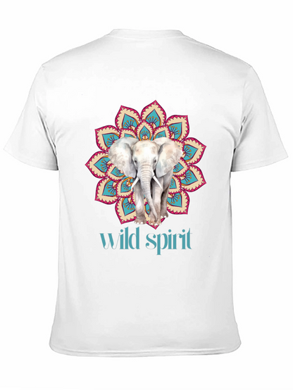 Elephant Mandala Wild Spirit Graphic Tee