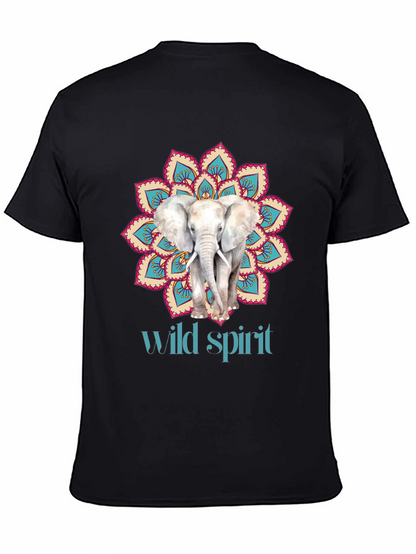 Elephant Mandala Wild Spirit Graphic Tee