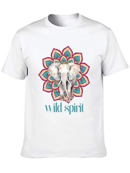 Elephant Mandala Wild Spirit Graphic Tee