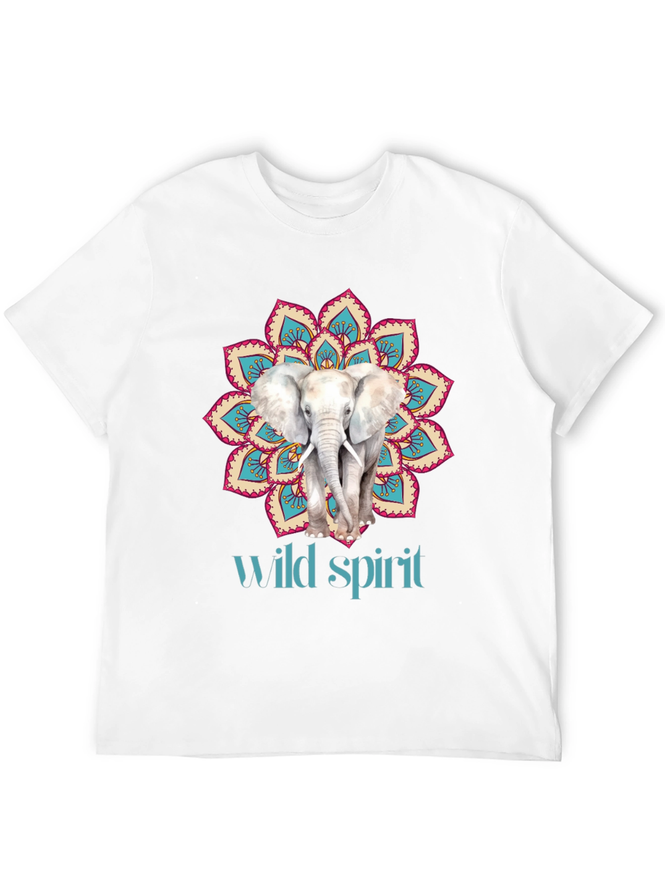 Elephant Mandala Wild Spirit Graphic Tee