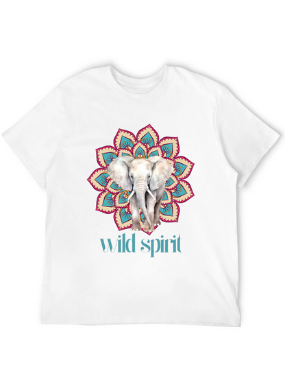 Elephant Mandala Wild Spirit Graphic Tee