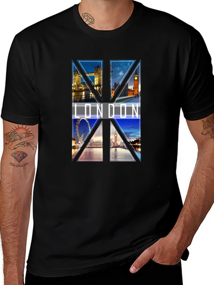 London Landmark Graphic T-Shirt