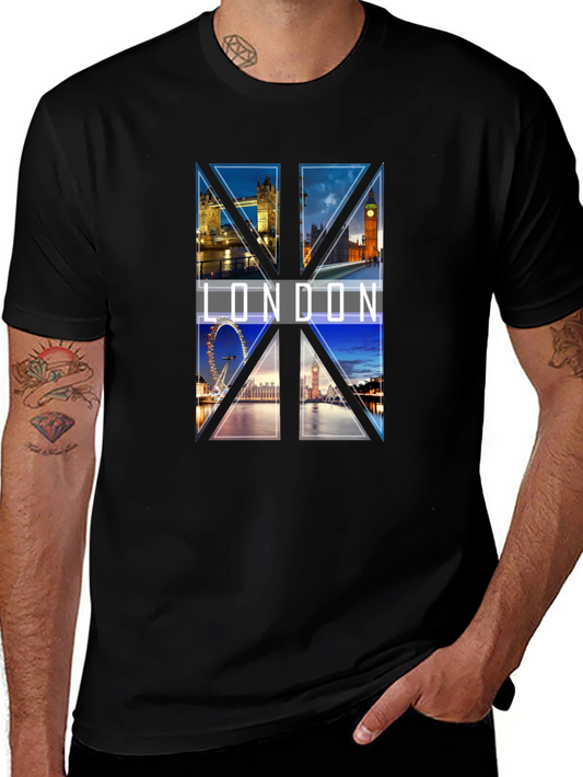 London Landmark Graphic T-Shirt