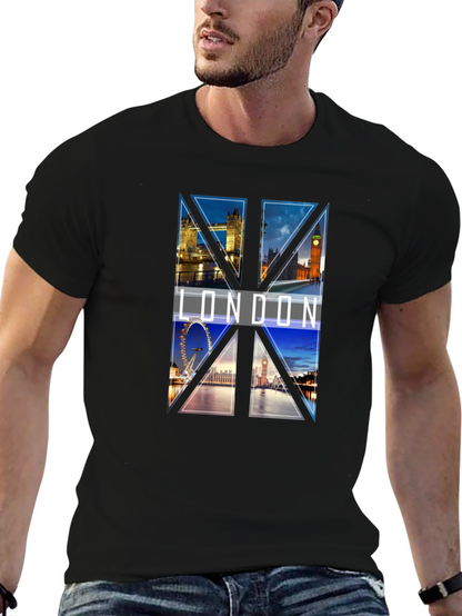 London Landmark Graphic T-Shirt