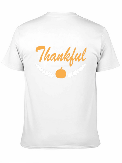 Thankful Thanksgiving T-Shirt - Black