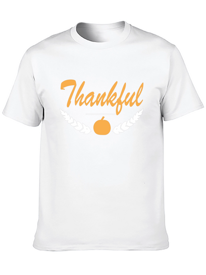 Thankful Thanksgiving T-Shirt - Black