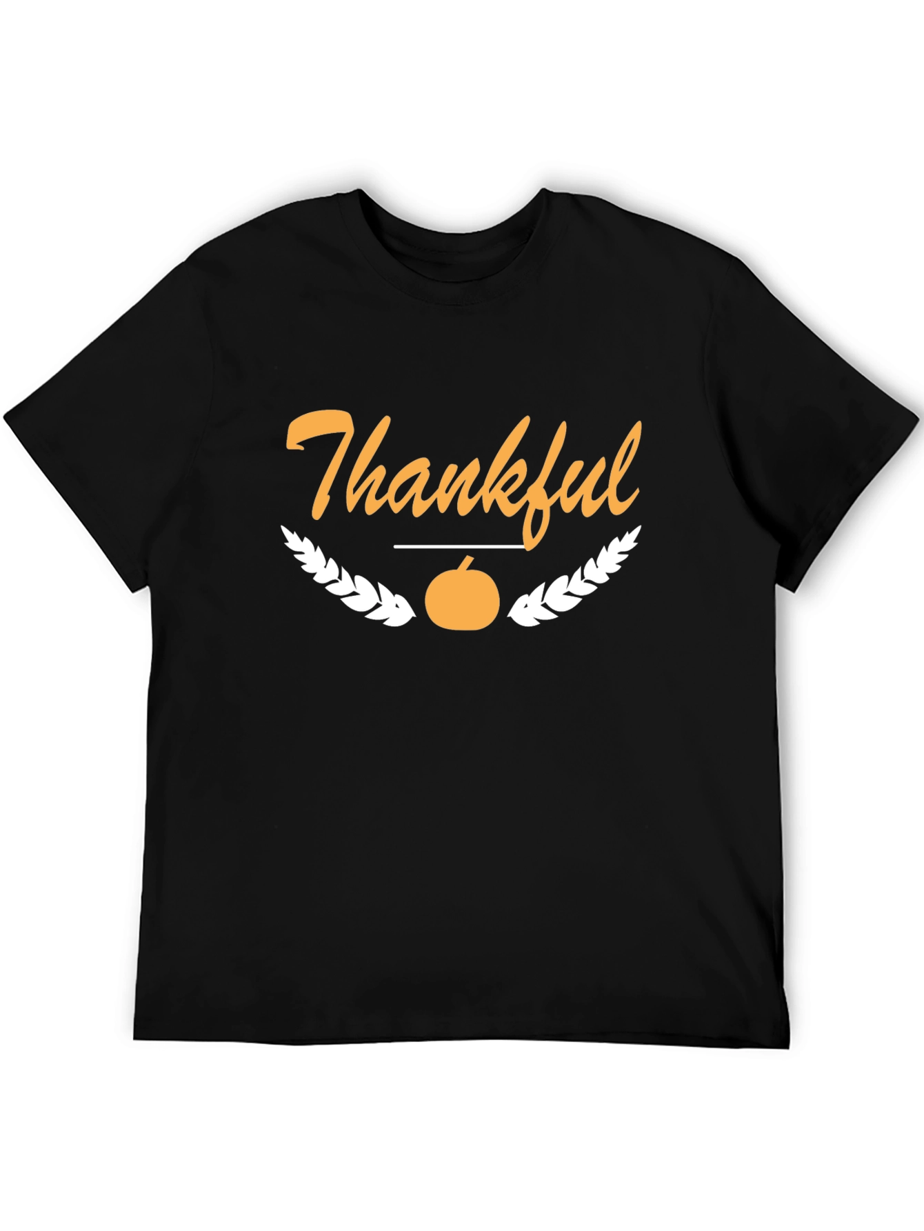 Thankful Thanksgiving T-Shirt - Black