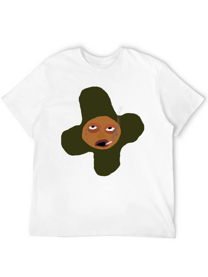 Funny Cartoon Graphic T-Shirt - Black