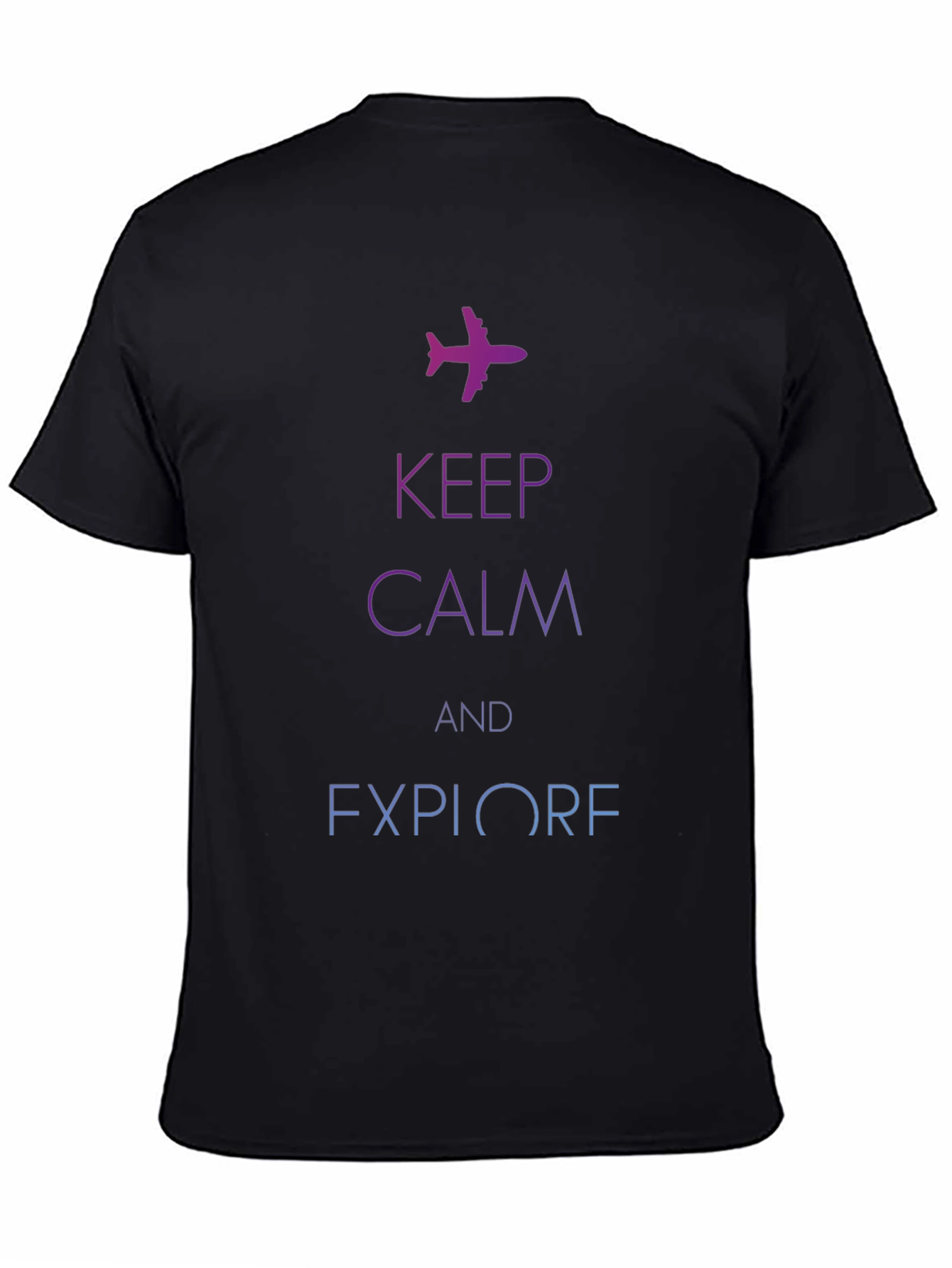 Keep Calm & Explore Graphic T-Shirt