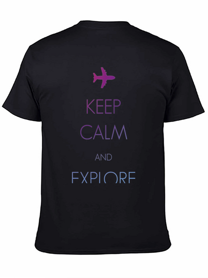 Keep Calm & Explore Graphic T-Shirt