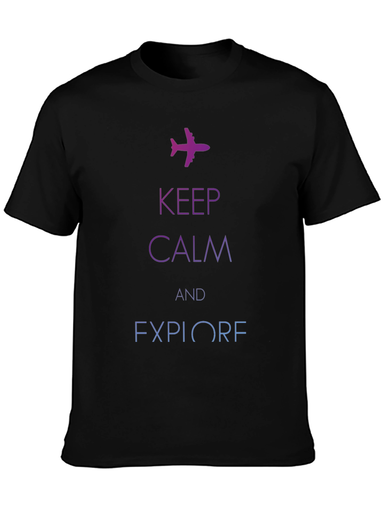 Keep Calm & Explore Graphic T-Shirt