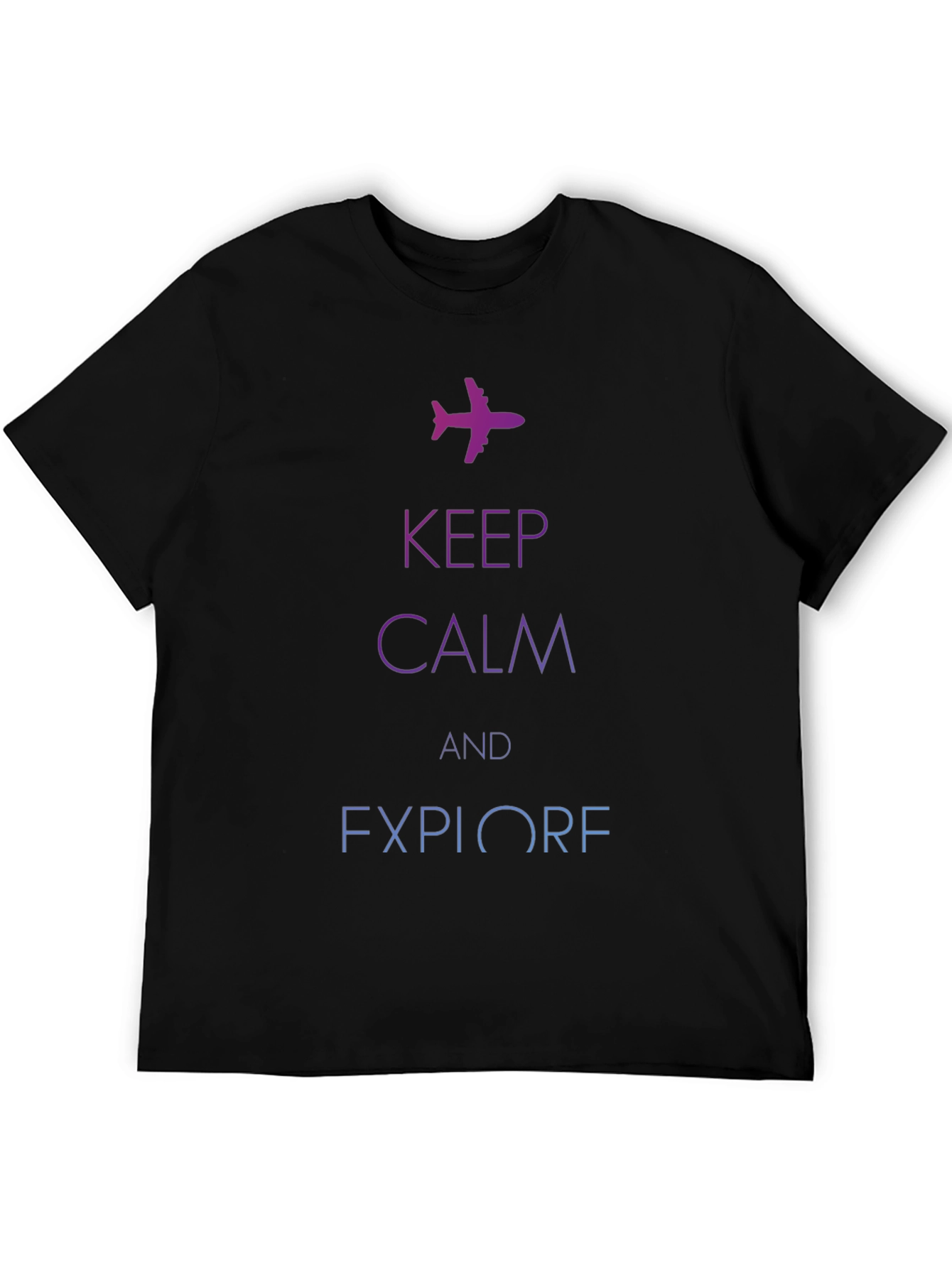 Keep Calm & Explore Graphic T-Shirt