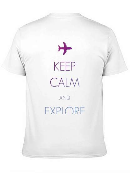 Keep Calm & Explore Graphic T-Shirt
