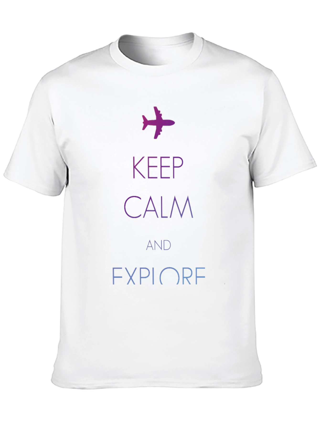 Keep Calm & Explore Graphic T-Shirt