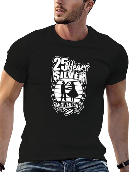25th Anniversary T-Shirt - Silver Celebration