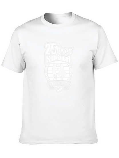 25th Anniversary T-Shirt - Silver Celebration
