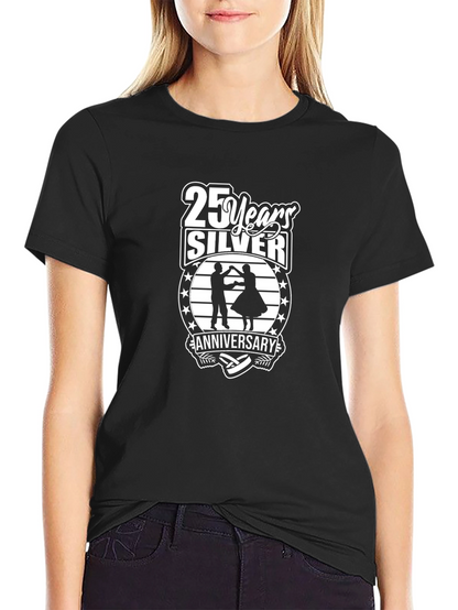 25th Anniversary T-Shirt - Silver Celebration