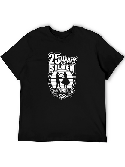 25th Anniversary T-Shirt - Silver Celebration
