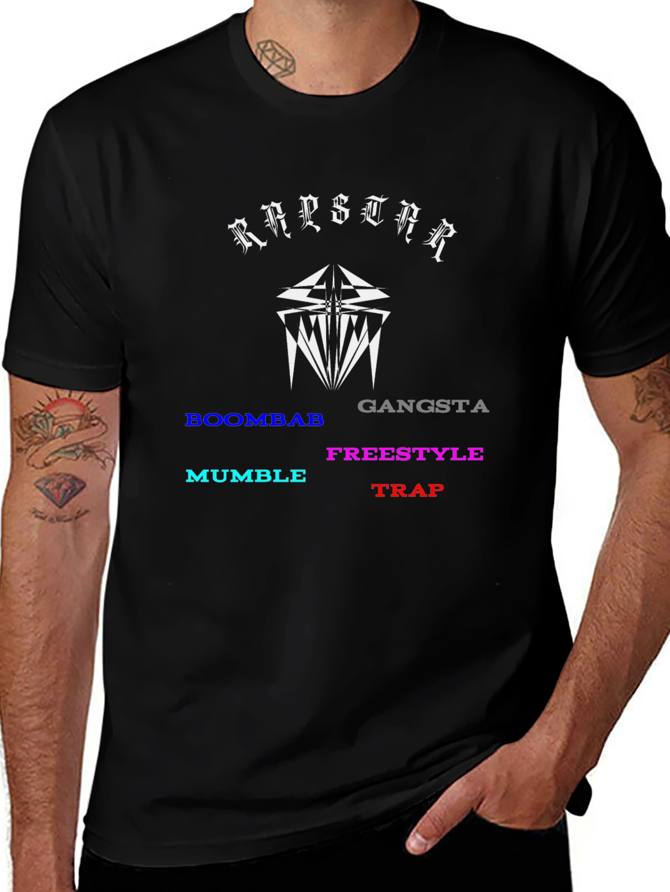 Rapstar T-Shirt Music Style Tee
