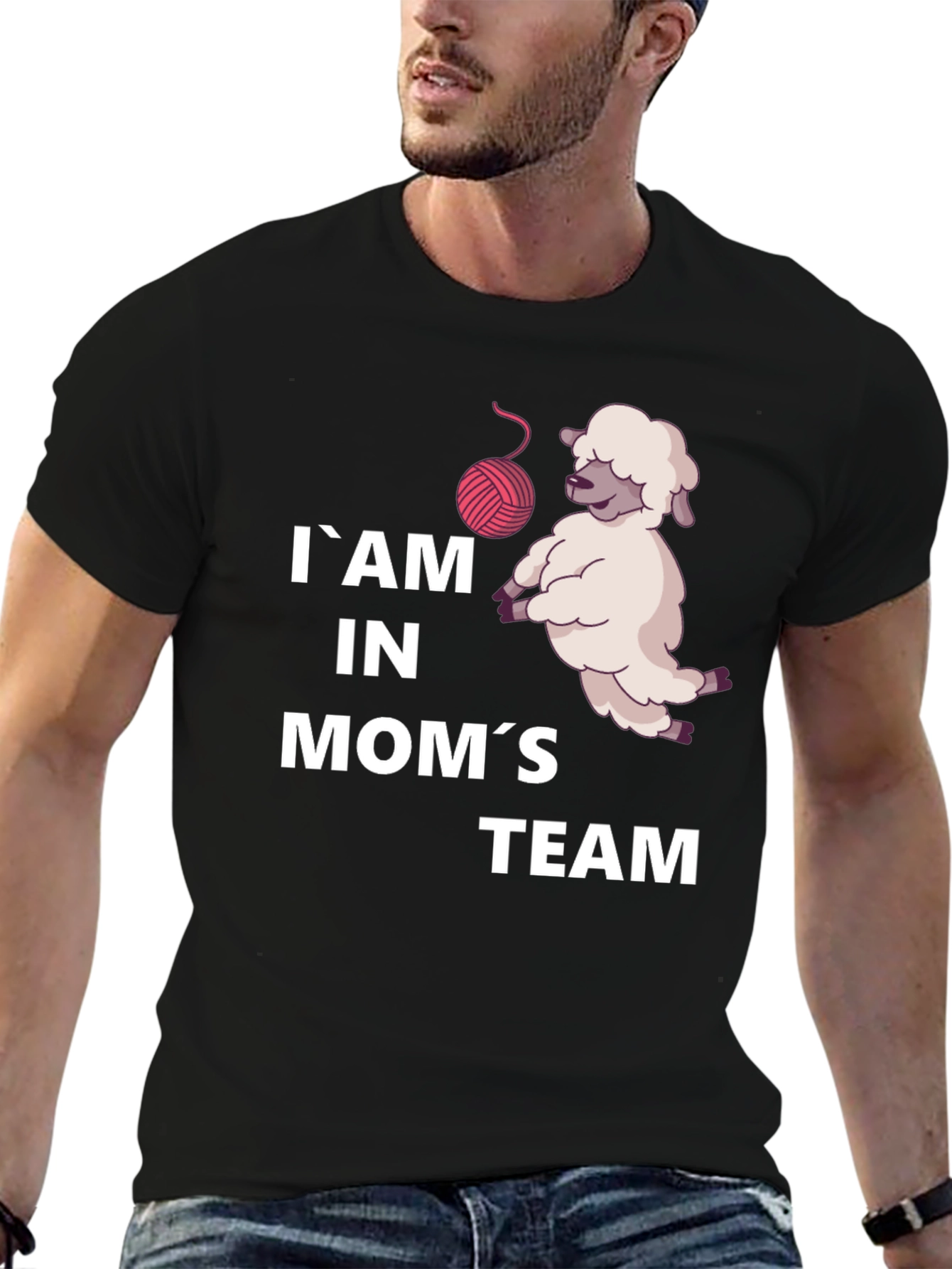 Im in Moms Team Sheep T-Shirt