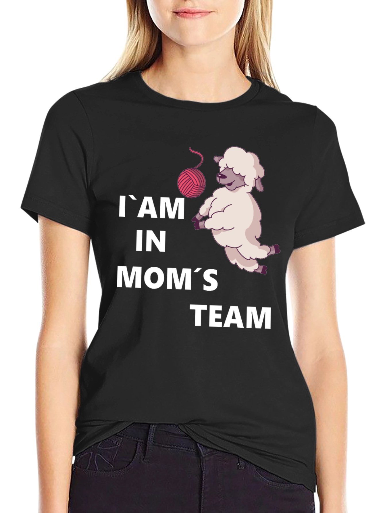 Im in Moms Team Sheep T-Shirt