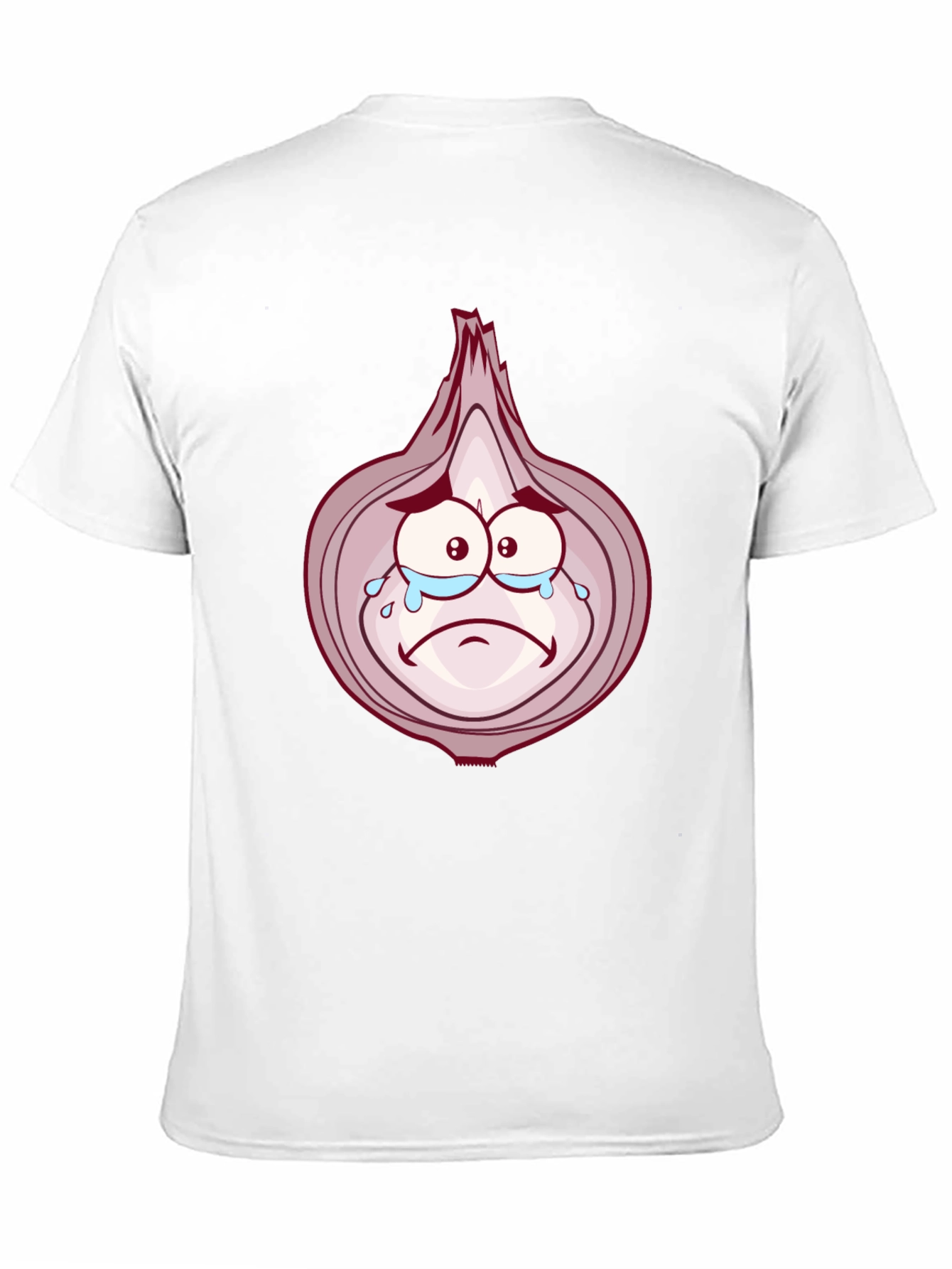 Sad Onion Cartoon Graphic T-Shirt