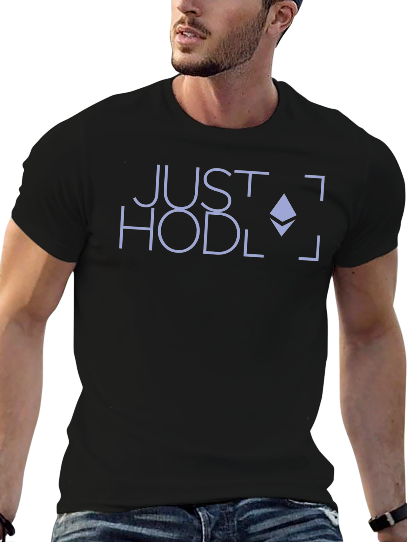 Just Hodl Crypto T-Shirt - Ethereum Logo