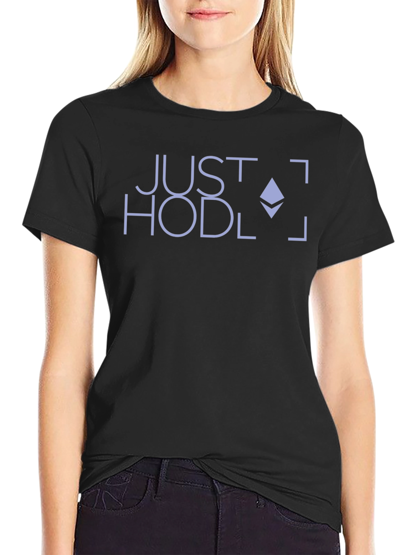 Just Hodl Crypto T-Shirt - Ethereum Logo