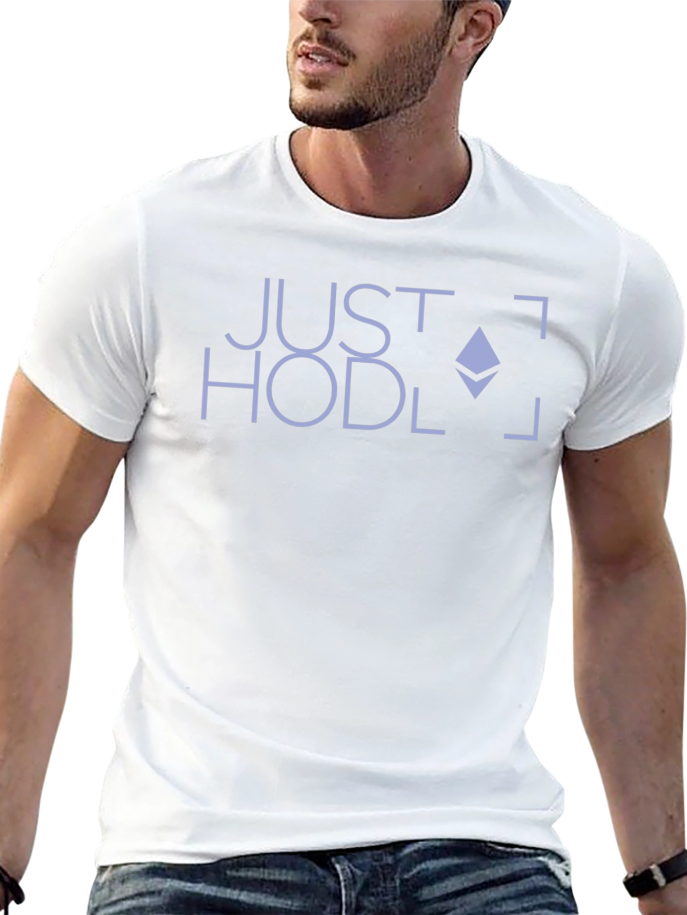 Just Hodl Crypto T-Shirt - Ethereum Logo