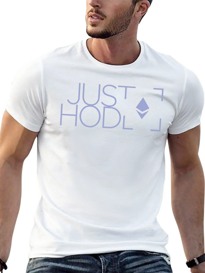 Just Hodl Crypto T-Shirt - Ethereum Logo
