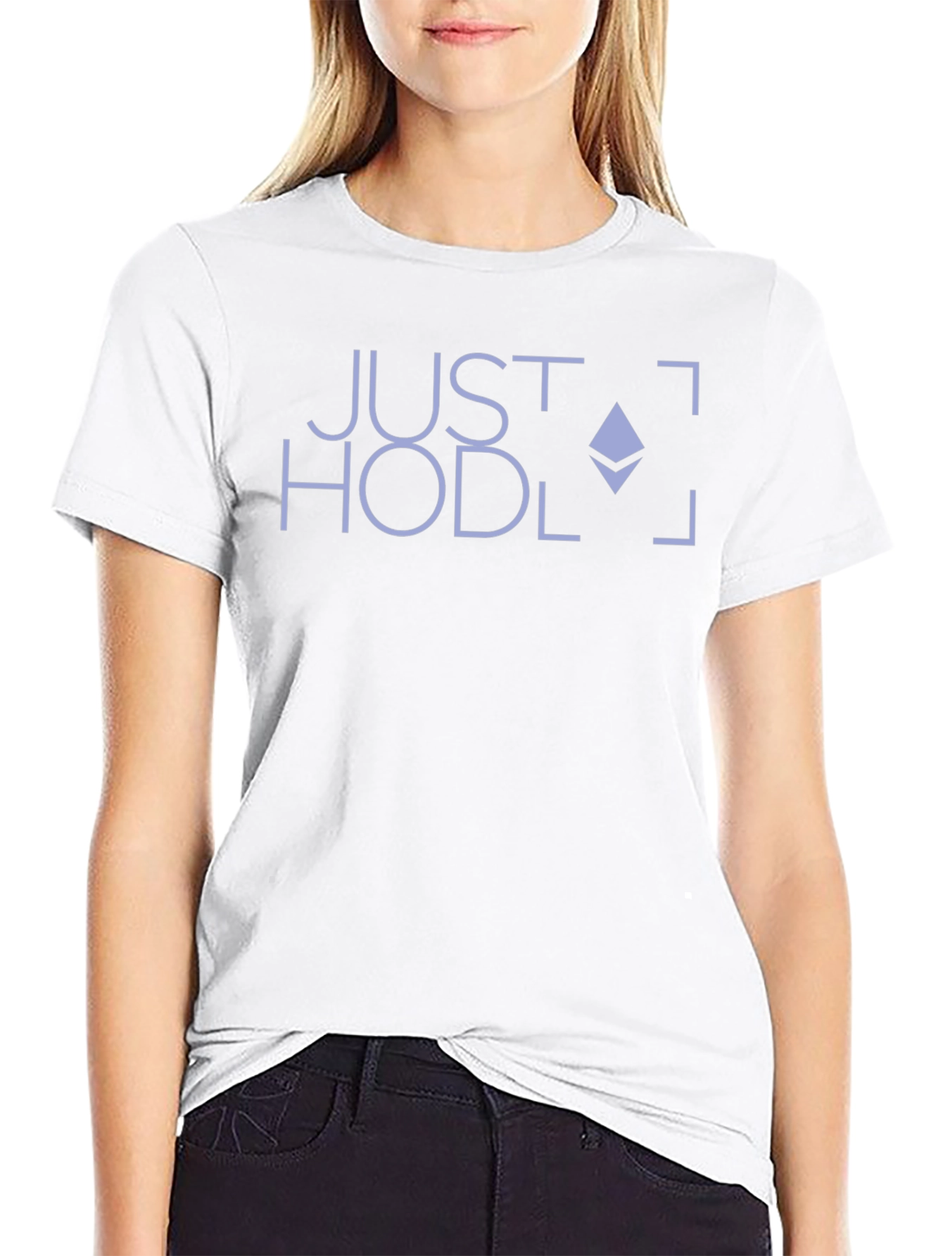 Just Hodl Crypto T-Shirt - Ethereum Logo