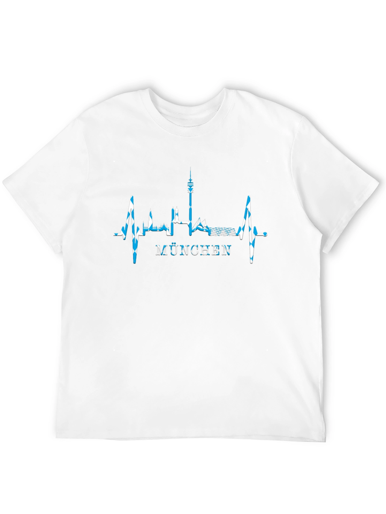 Munich Skyline Heartbeat T-Shirt