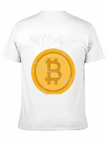 Bitcoin Crypto Tee - Distressed Coin Design