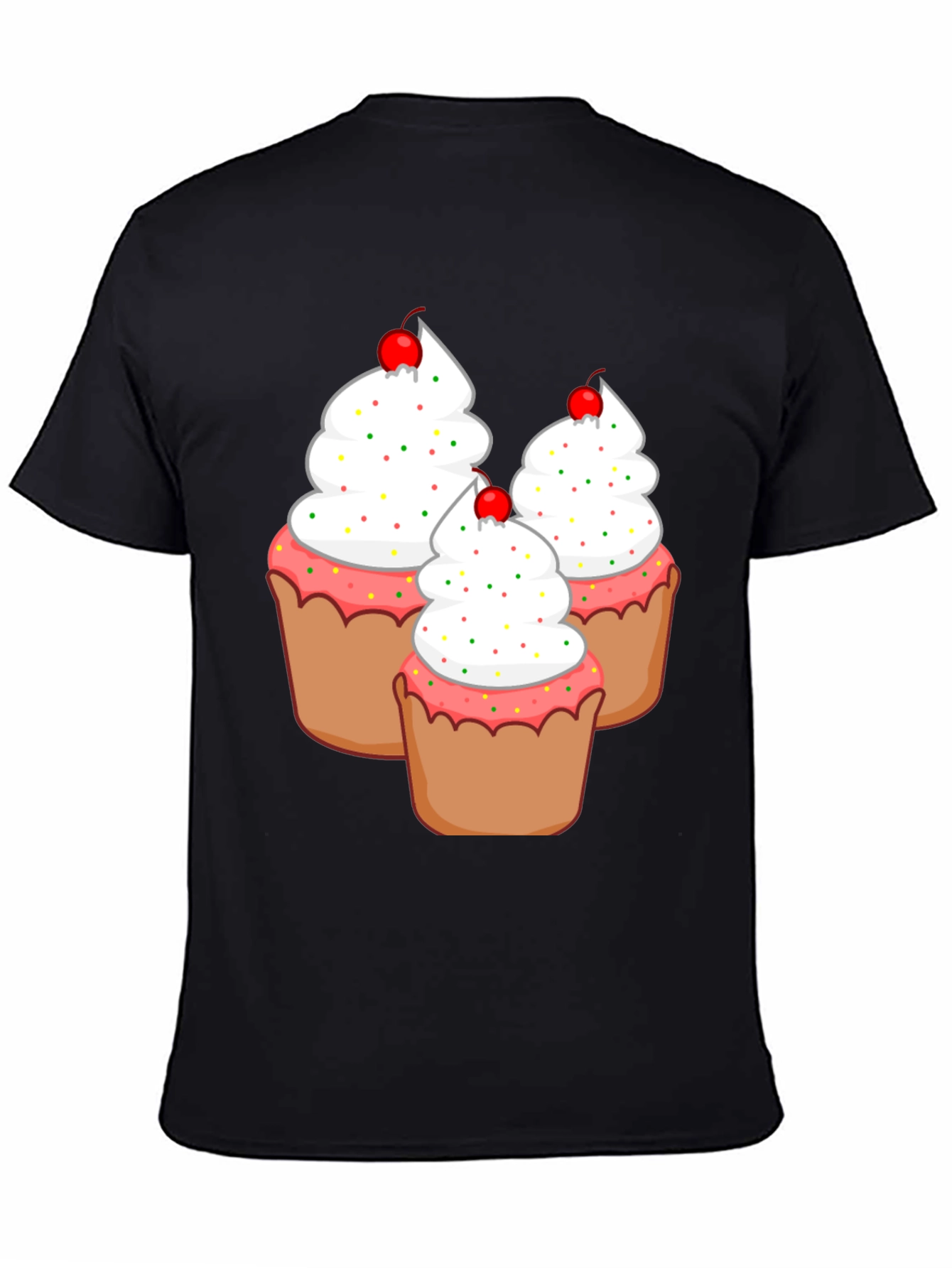Cupcake Lovers Black T-Shirt