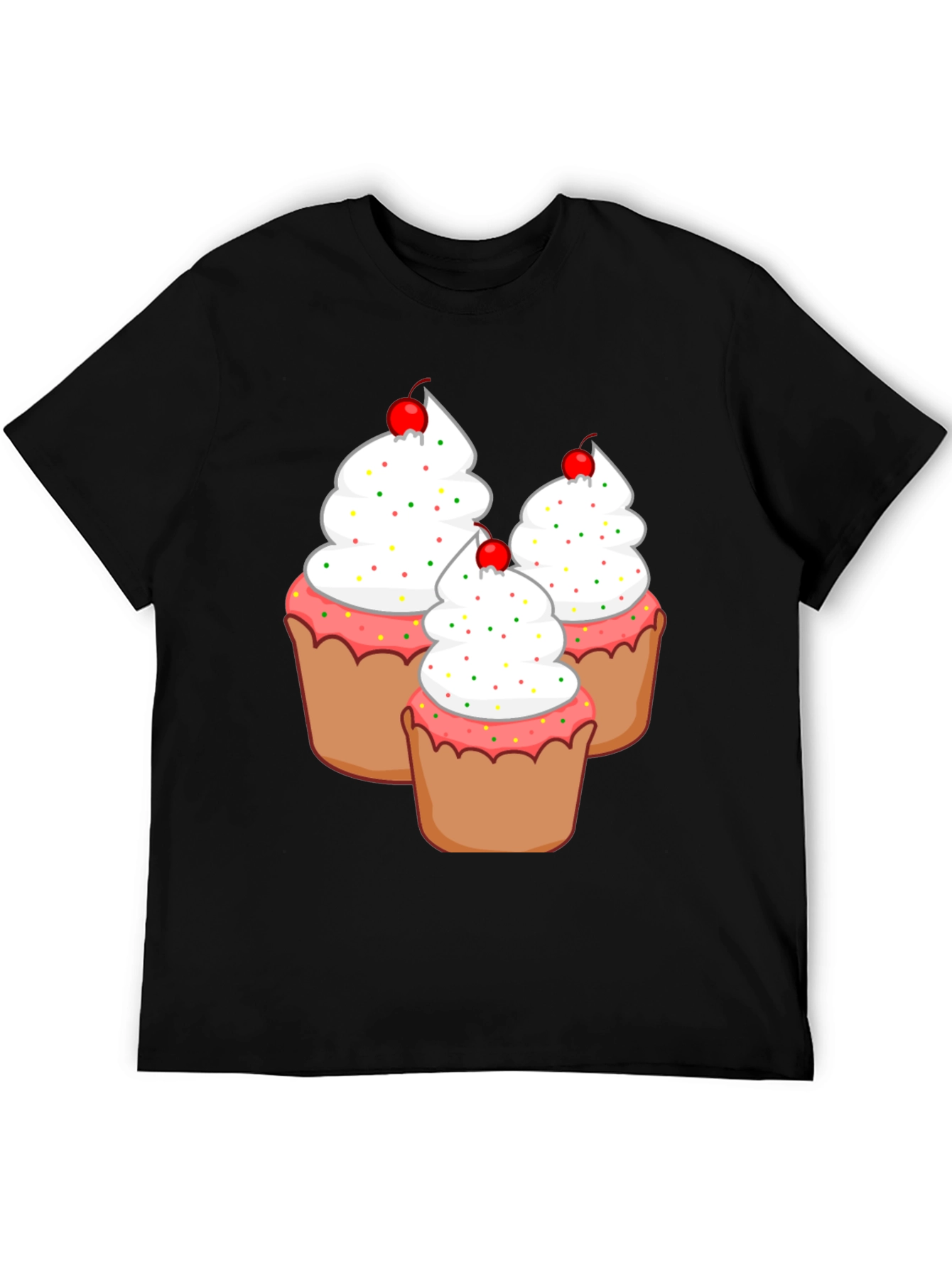 Cupcake Lovers Black T-Shirt