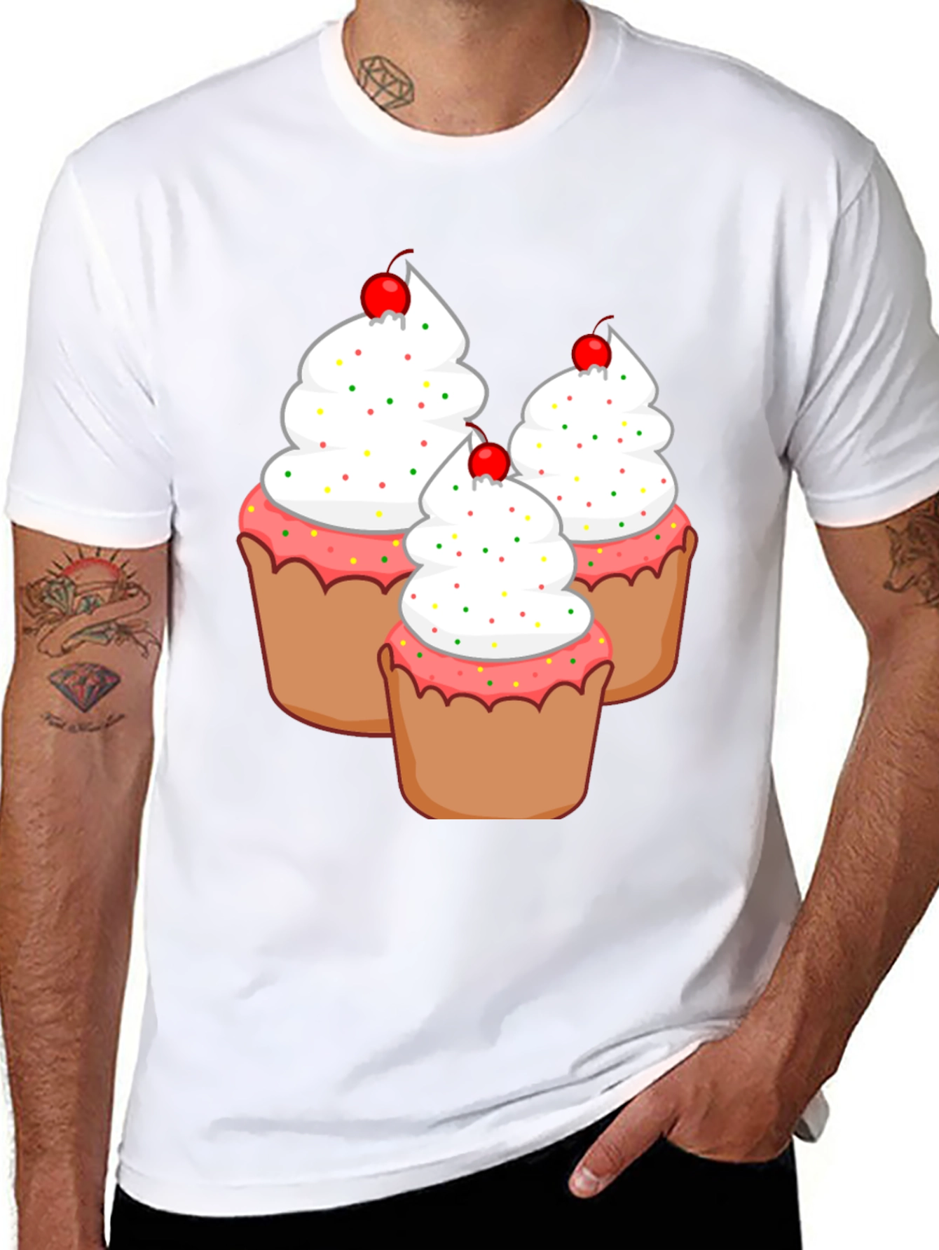 Cupcake Lovers Black T-Shirt