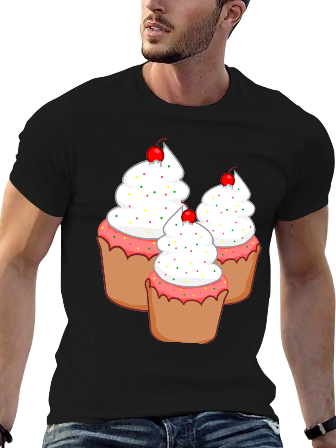 Cupcake Lovers Black T-Shirt