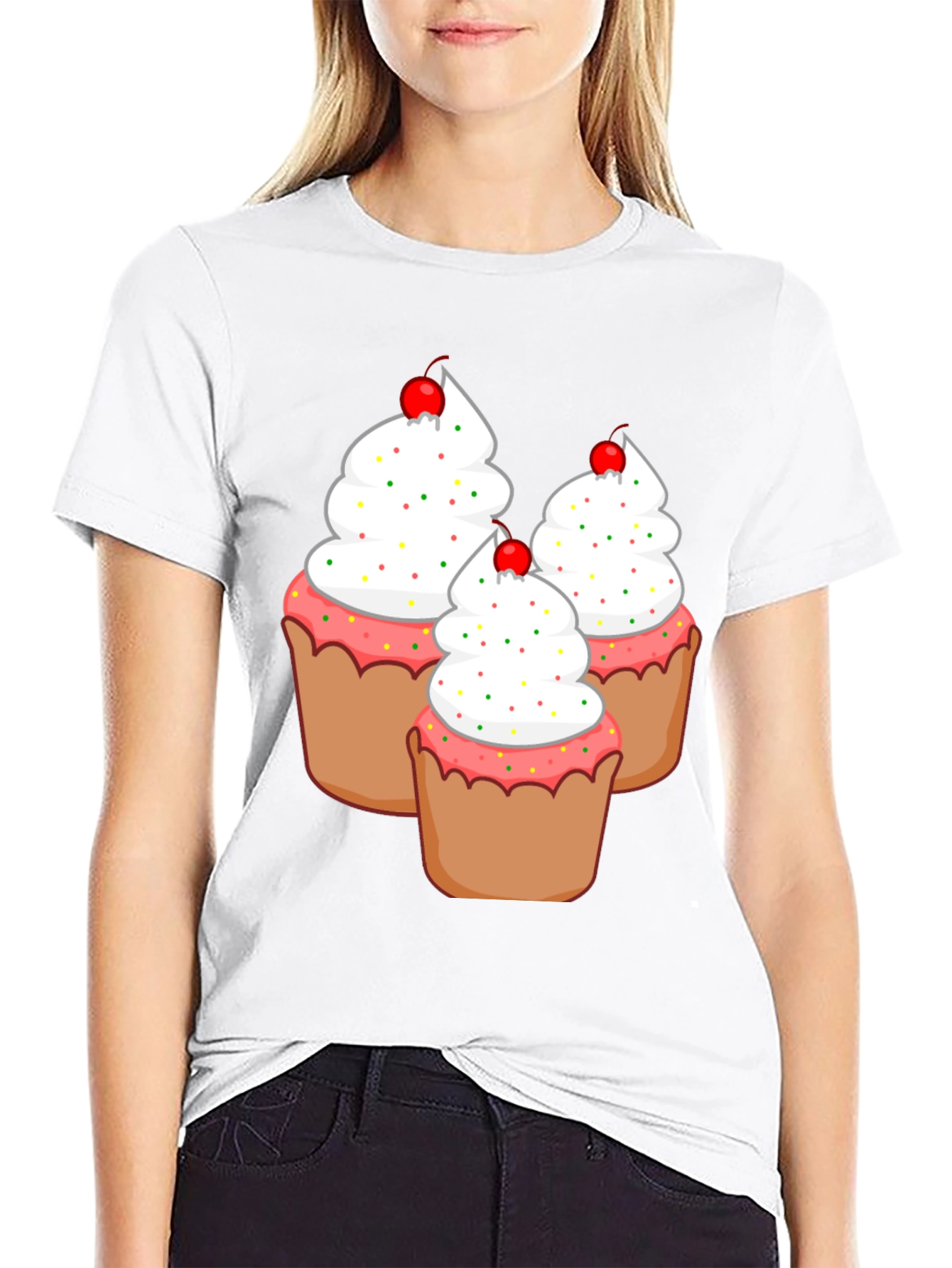 Cupcake Lovers Black T-Shirt