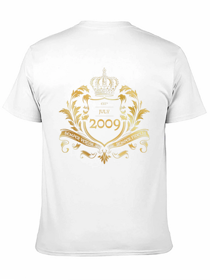 Est July 2009 Black T-Shirt