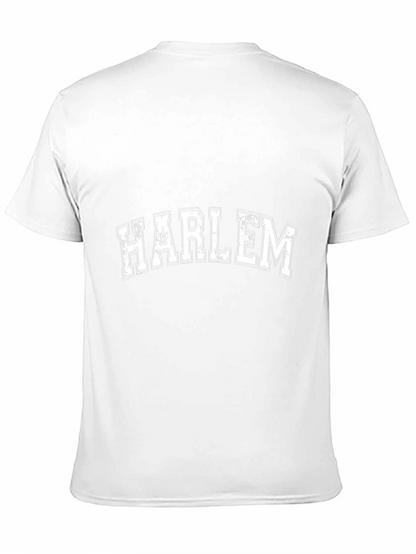 Harlem Graphic Tee - Classic Black Cotton T-Shirt