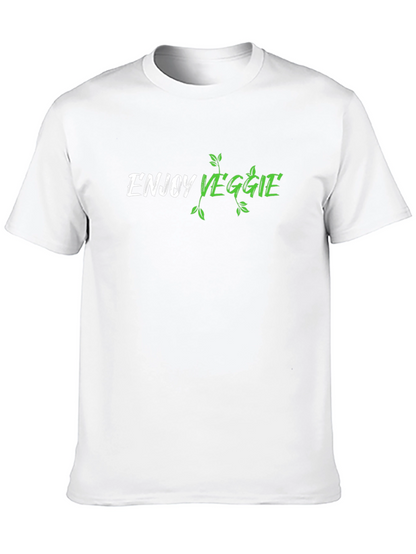 Enjoy Veggie T-Shirt - Stylish Vegan Tee