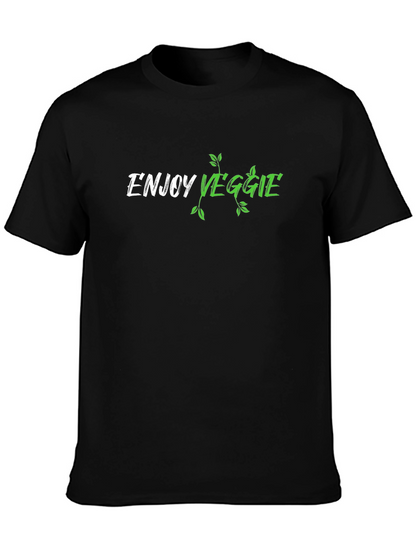 Enjoy Veggie T-Shirt - Stylish Vegan Tee