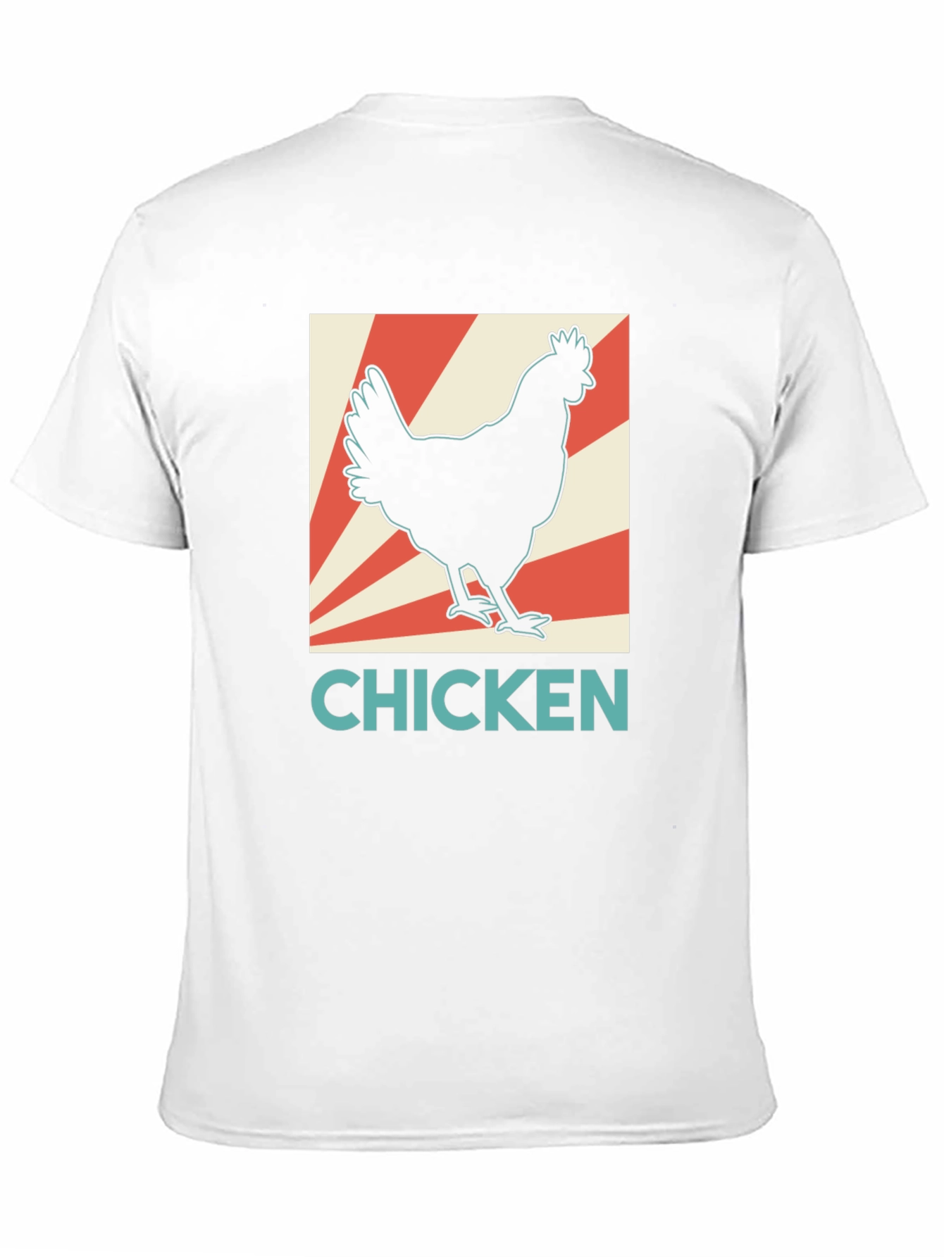 Chicken Graphic Tee - Retro Style Black T-Shirt