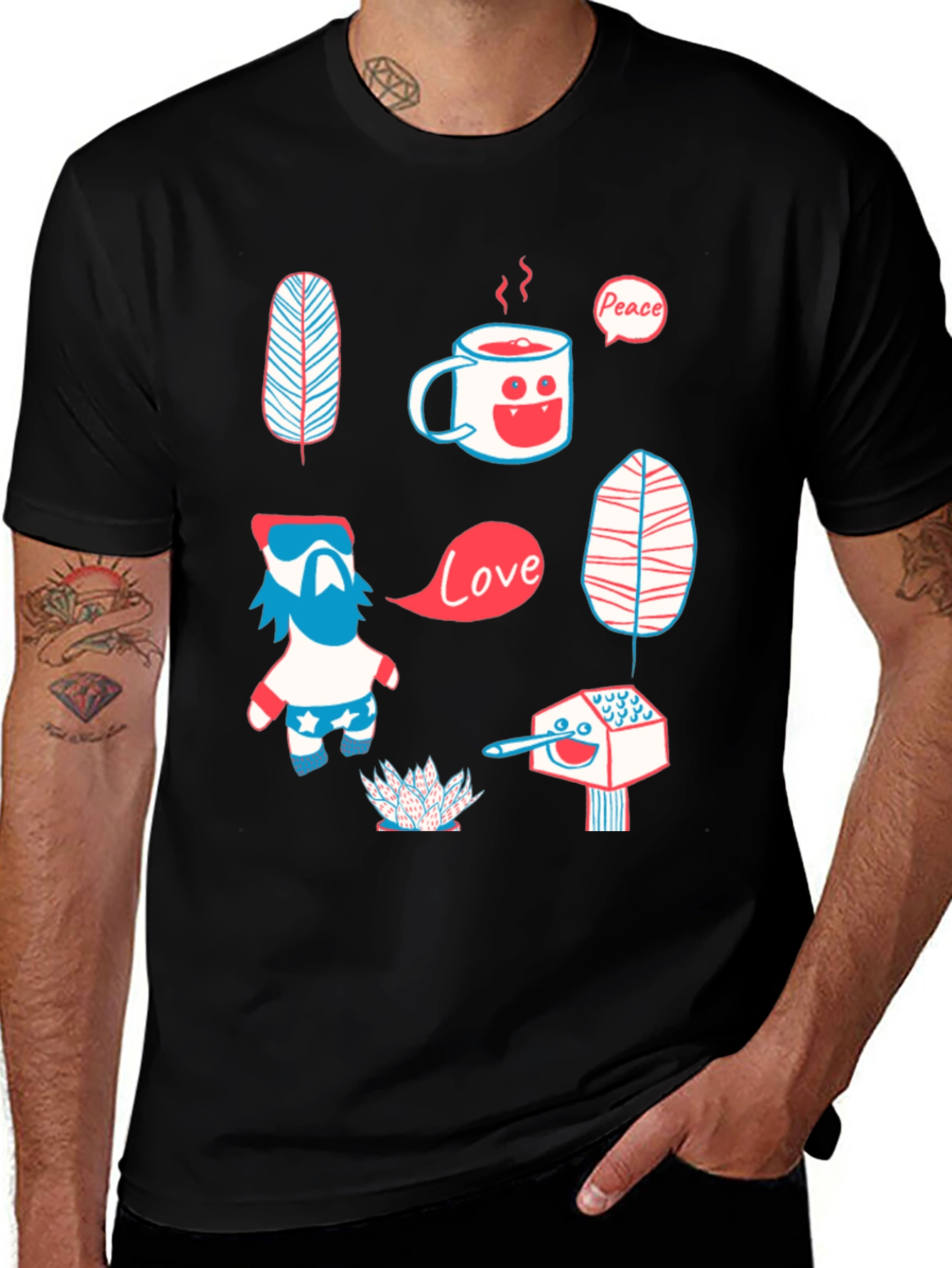 Peace & Love Graphic Tee